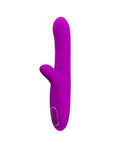 PRETTY LOVE ANGELIQUE VIBRADOR MULTIFUNCIAN ESTIMULADOR DE CLATORIS MORADO