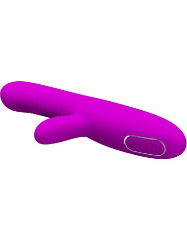 PRETTY LOVE ANGELIQUE VIBRADOR MULTIFUNCIAN ESTIMULADOR DE CLATORIS MORADO