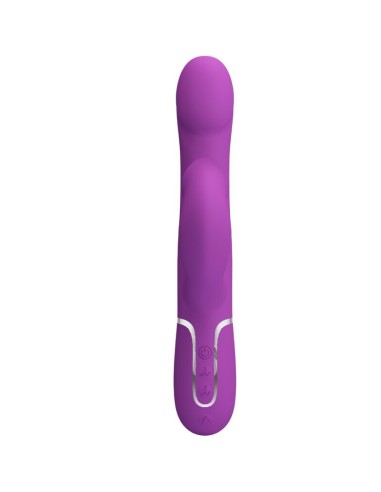 PRETTY LOVE VIBRADOR ESTIMULADOR MULTIFUNCIAN 4 EN 1 MORADO