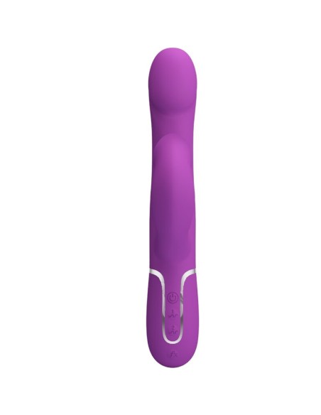 PRETTY LOVE VIBRADOR ESTIMULADOR MULTIFUNCIAN 4 EN 1 MORADO
