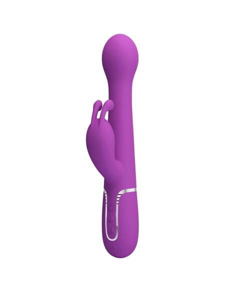 PRETTY LOVE DEJON VIBRADOR RABBIT MULTIFUNCIAN 3 EN 1 MORADO