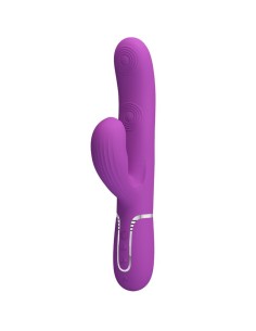 PRETTY LOVE PERLITA VIBRADOR RABBIT MULTIFUNCIAN 3 EN 1 MORADO