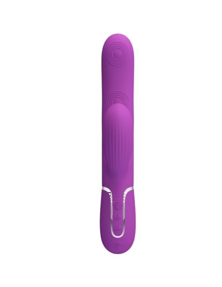 PRETTY LOVE PERLITA VIBRADOR RABBIT MULTIFUNCIAN 3 EN 1 MORADO