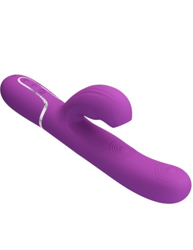 PRETTY LOVE PERLITA VIBRADOR RABBIT MULTIFUNCIAN 3 EN 1 MORADO