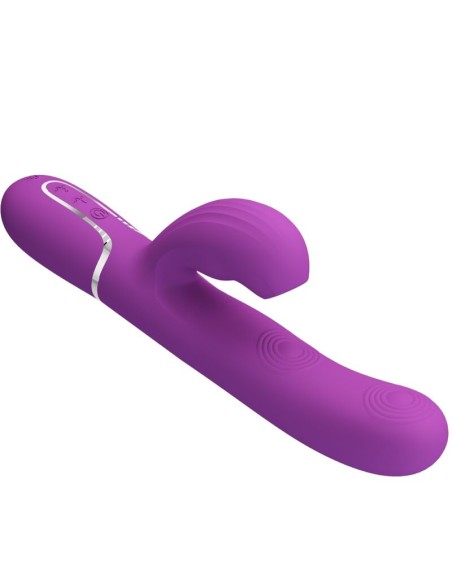 PRETTY LOVE PERLITA VIBRADOR RABBIT MULTIFUNCIAN 3 EN 1 MORADO