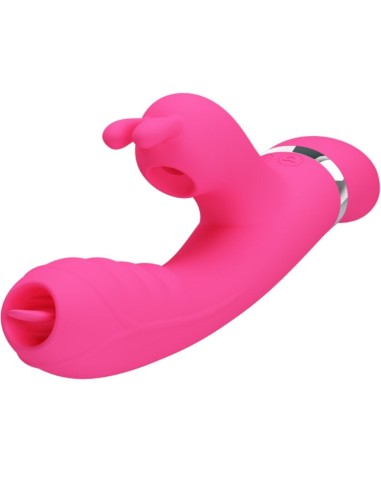 PRETTY LOVE PHOENIX VIBRADOR RABBIT MULTIFUNCIAN ROSA