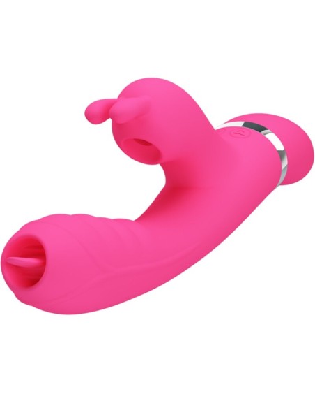 PRETTY LOVE PHOENIX VIBRADOR RABBIT MULTIFUNCIAN ROSA