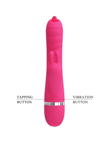 PRETTY LOVE PHOENIX VIBRADOR RABBIT MULTIFUNCIAN ROSA