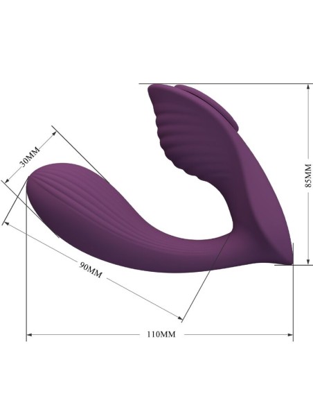 PRETTY LOVE FRANZ MASAJEADOR VIBRADOR APP GRATUTITA MORADO