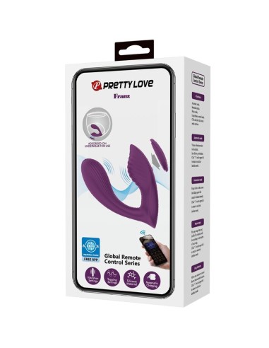 PRETTY LOVE FRANZ MASAJEADOR VIBRADOR APP GRATUTITA MORADO