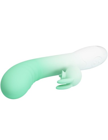 PRETTY LOVE CERBERUS VIBRADOR RABBIT 3O VIBRACIONES VERDE