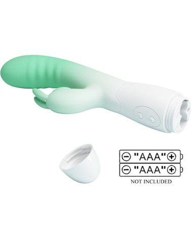 PRETTY LOVE CERBERUS VIBRADOR RABBIT 3O VIBRACIONES VERDE