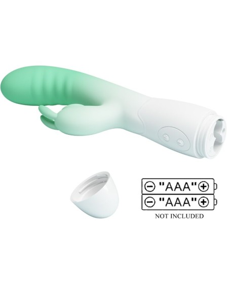PRETTY LOVE CERBERUS VIBRADOR RABBIT 3O VIBRACIONES VERDE