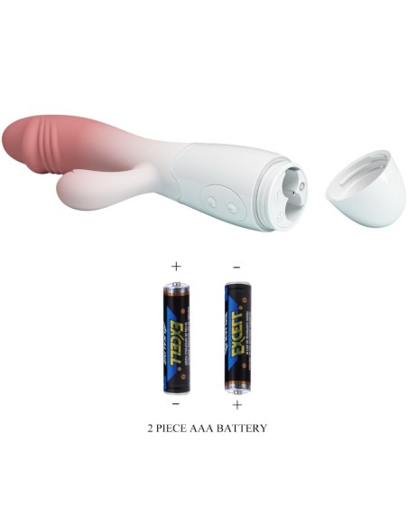 PRETTY LOVE SNAPPY VIBRADOR RABBIT 3O VIBRACIONES ROSA
