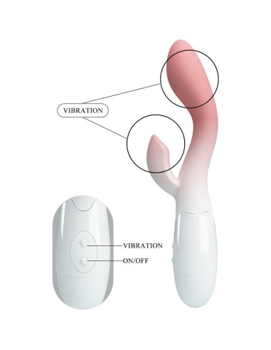 PRETTY LOVE BRIGHTY VIBRADOR PUNTO G ESTIMULADOR CLATORIS 30 VIBRACIONES ROSA