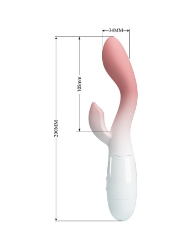 PRETTY LOVE BRIGHTY VIBRADOR PUNTO G ESTIMULADOR CLATORIS 30 VIBRACIONES ROSA
