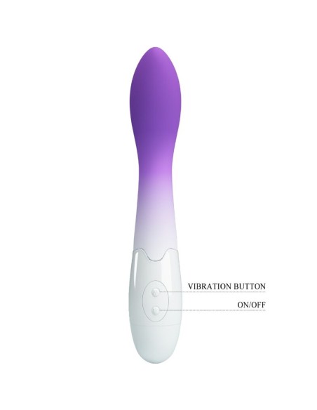 PRETTY LOVE BISHOP VIBRADOR PUNTO G 30 VIBRACIONES MORADO