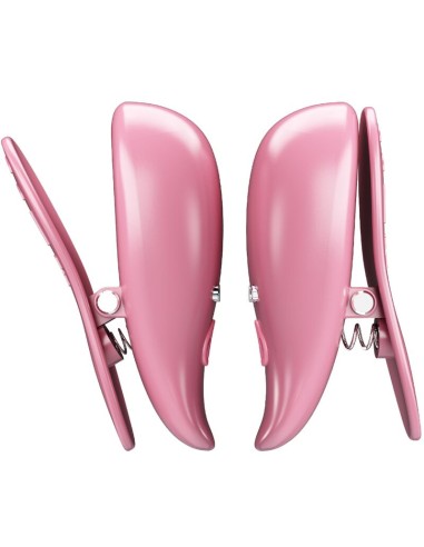 PRETTY LOVE CAILEY PINZAS PARA PEZONES 10 VIBRACIONES CONTROL REMOTO ROSA
