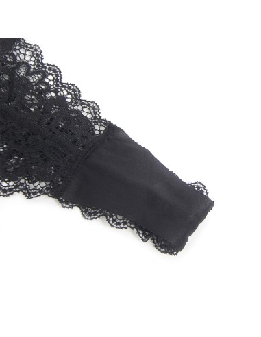 SUBBLIME 955465 BODY CON CREMALLERA DE CUERO NEGRO L XL