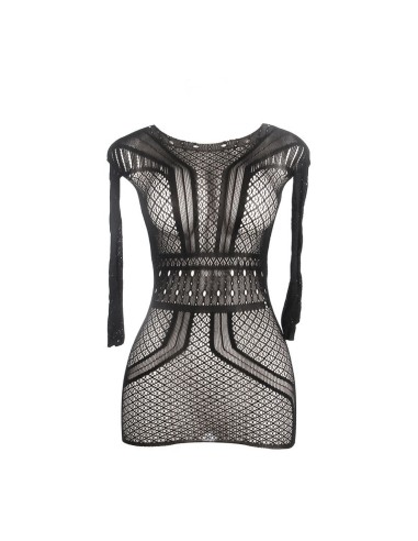 SUBBLIME 951931 VESTIDO DE REJILLA CORTO CON ESPALDA DESCUBIERTA TALLA ANICA