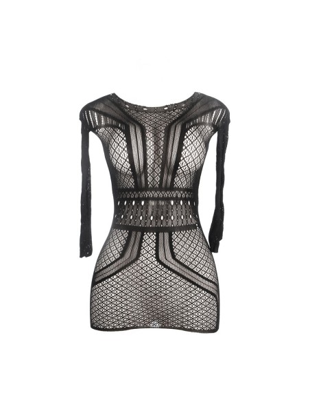 SUBBLIME 951931 VESTIDO DE REJILLA CORTO CON ESPALDA DESCUBIERTA TALLA ANICA