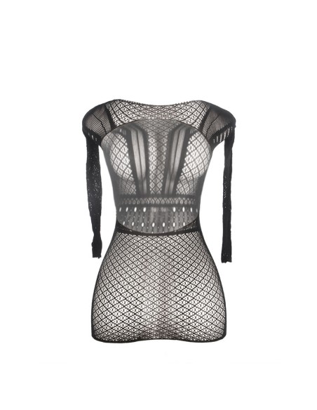 SUBBLIME 951931 VESTIDO DE REJILLA CORTO CON ESPALDA DESCUBIERTA TALLA ANICA