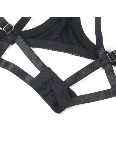 SUBBLIME 955199 SET SUJETADOR CON LAZO NEGRO AJUSTABLE S M
