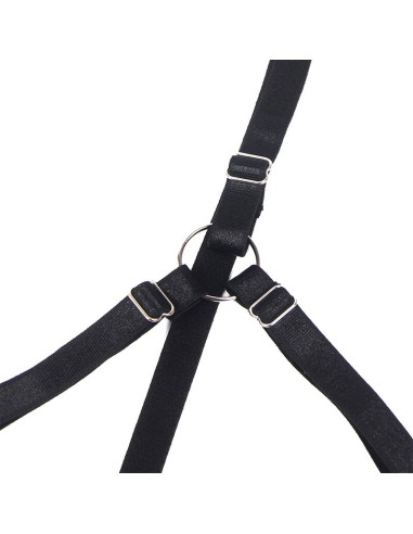 SUBBLIME 955199 SET SUJETADOR CON LAZO NEGRO AJUSTABLE S M