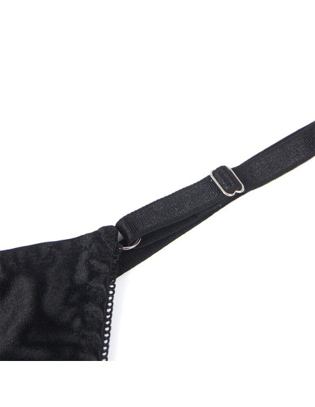 SUBBLIME 955205 SET SUJETADOR CON LAZO NEGRO AJUSTABLE L XL