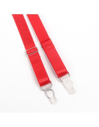 SUBBLIME 955250 SET SUJETADOR CON LIGUERO BONDAGE ROJO S M