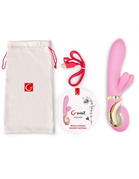 G RABBIT VIBRADOR CONEJITO RAMPANTE ROSA