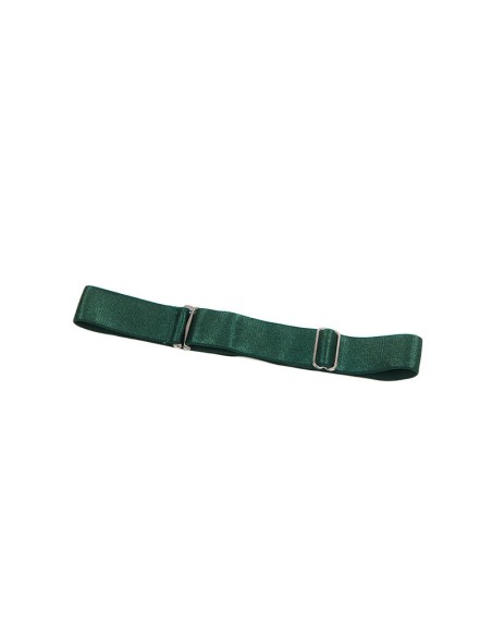 SUBBLIME 955434 VESTIDO CON TIRANTES DE CUERO VERDE S M