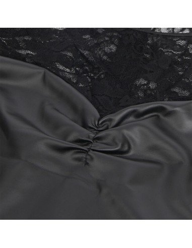 SUBBLIME 955601 VESTIDO DE MANGA LARGA CON ENCAJE NEGRO L XL