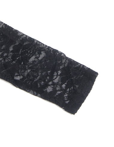 SUBBLIME 955601 VESTIDO DE MANGA LARGA CON ENCAJE NEGRO L XL