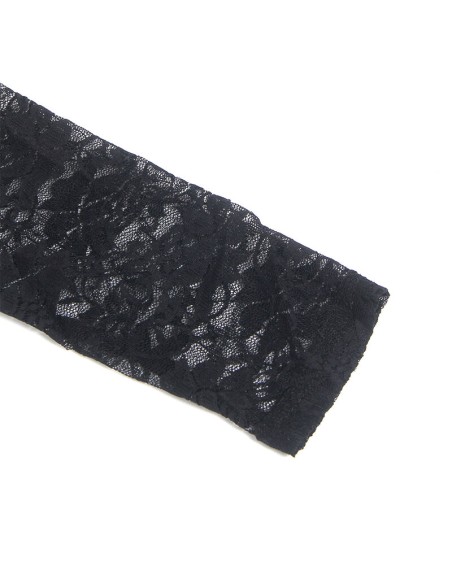SUBBLIME 955601 VESTIDO DE MANGA LARGA CON ENCAJE NEGRO L XL