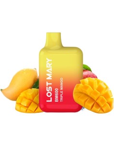 LOST MARY BM600 VAPER NICOTINA 2 DESECHABLE SABOR TRIPLE MANGO