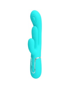 PRETTY LOVE SHANIA TRIPLE VIBRADOR RABBIT MULTIFUNCIAN 3 EN 1