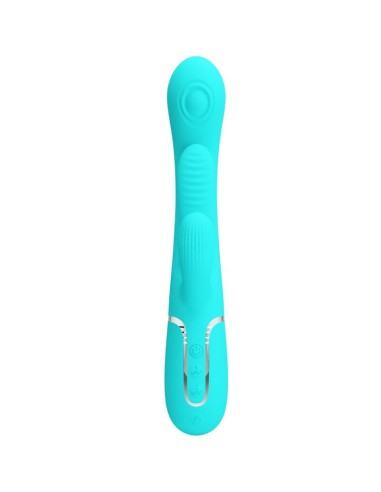 PRETTY LOVE SHANIA TRIPLE VIBRADOR RABBIT MULTIFUNCIAN 3 EN 1
