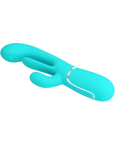 PRETTY LOVE SHANIA TRIPLE VIBRADOR RABBIT MULTIFUNCIAN 3 EN 1