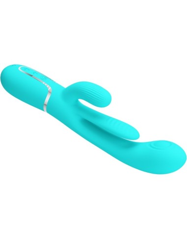 PRETTY LOVE SHANIA TRIPLE VIBRADOR RABBIT MULTIFUNCIAN 3 EN 1