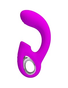 PRETTY LOVE SIBEL VIBRADOR PUNTO G ESTIMULADOR CLATORIS 10 VIBRACIONES MORADO