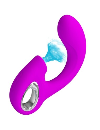 PRETTY LOVE SIBEL VIBRADOR PUNTO G ESTIMULADOR CLATORIS 10 VIBRACIONES MORADO