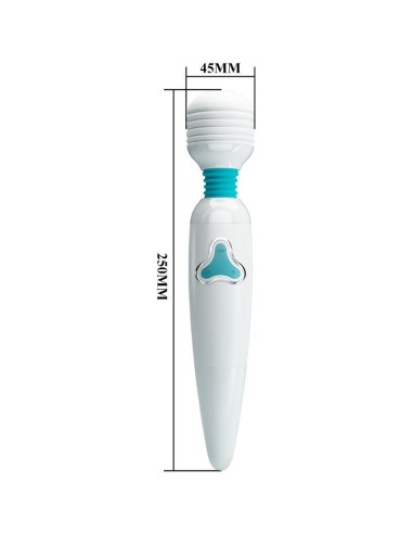 PRETTY LOVE CLOUD VIBRADOR WAND 7 VIBRACIONES BLANCO