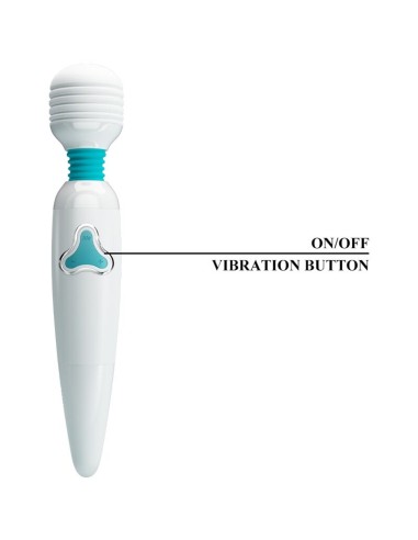 PRETTY LOVE CLOUD VIBRADOR WAND 7 VIBRACIONES BLANCO