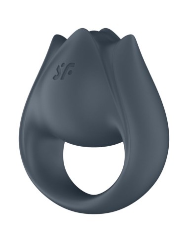 SATISFYER PERFECT PAIR 2 MULTIVIBRADOR 2 EN 1 ANILLO PARA PENE ESTIMULADOR DE DEDO GRIS