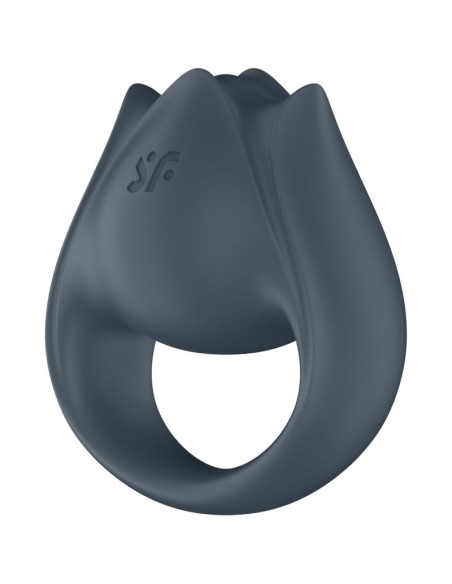 SATISFYER PERFECT PAIR 2 MULTIVIBRADOR 2 EN 1 ANILLO PARA PENE ESTIMULADOR DE DEDO GRIS