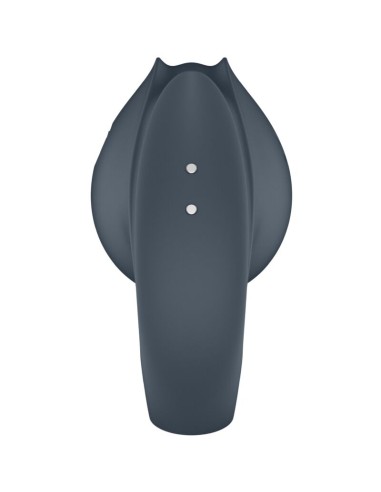 SATISFYER PERFECT PAIR 2 MULTIVIBRADOR 2 EN 1 ANILLO PARA PENE ESTIMULADOR DE DEDO GRIS