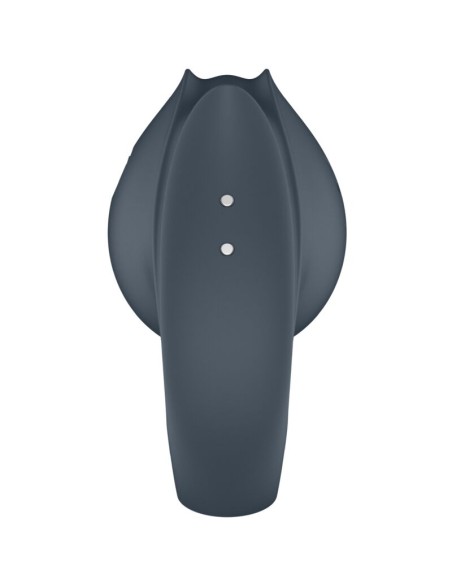 SATISFYER PERFECT PAIR 2 MULTIVIBRADOR 2 EN 1 ANILLO PARA PENE ESTIMULADOR DE DEDO GRIS
