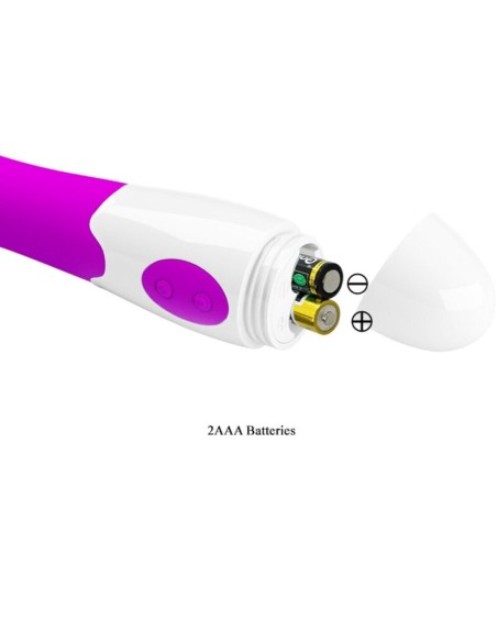 PRETTY LOVE ELEMENTAL VIBRADOR 30 MODOS DE VIBRACIAN MORADO
