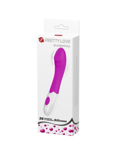 PRETTY LOVE ELEMENTAL VIBRADOR 30 MODOS DE VIBRACIAN MORADO